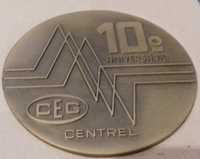 Medalha comemorativa do 10º aniversário da CENTREL
