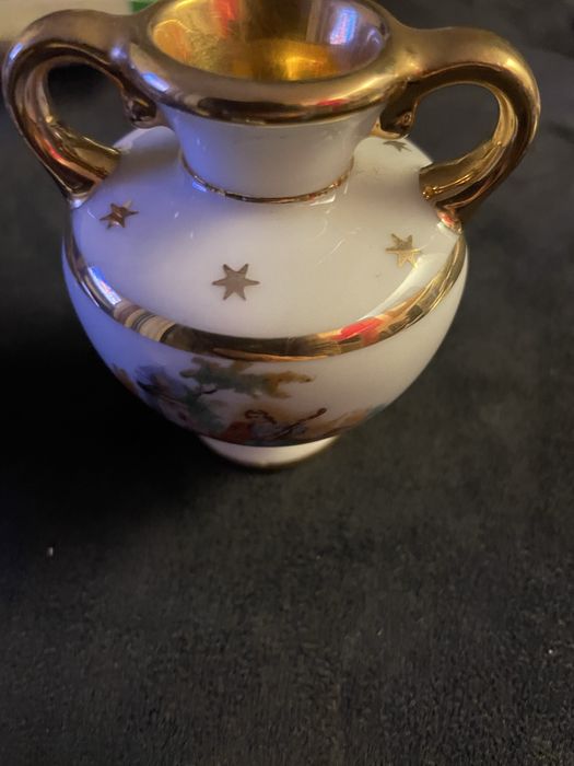 Varias peças miniaturas em limoges