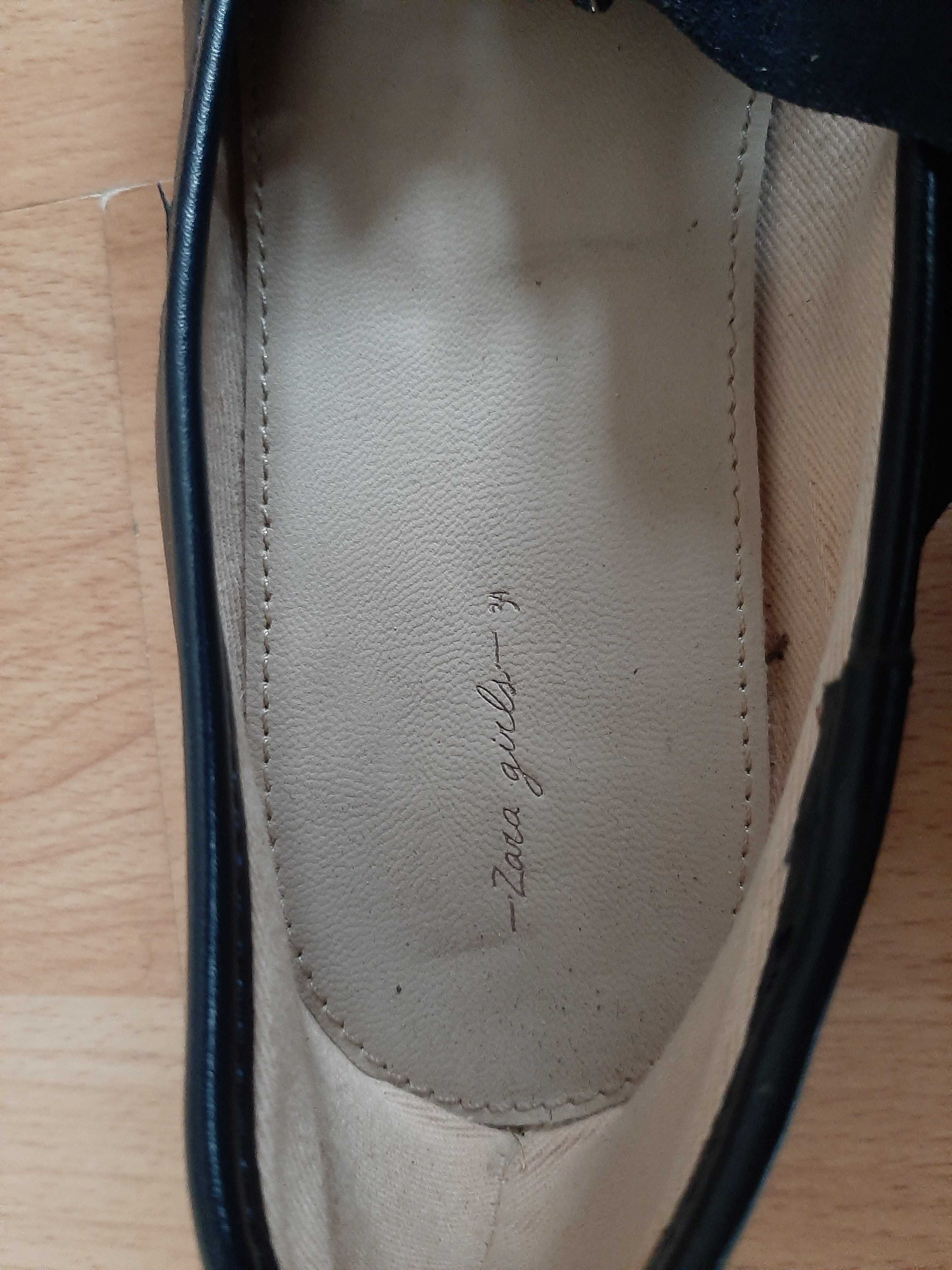 Baletki/czółenka/balerinki/eleganckie buciki Zara Girls rozm. 34,