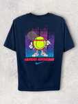 Nike koszulka granatowa swoosh tennis tenis streetwear sport skate