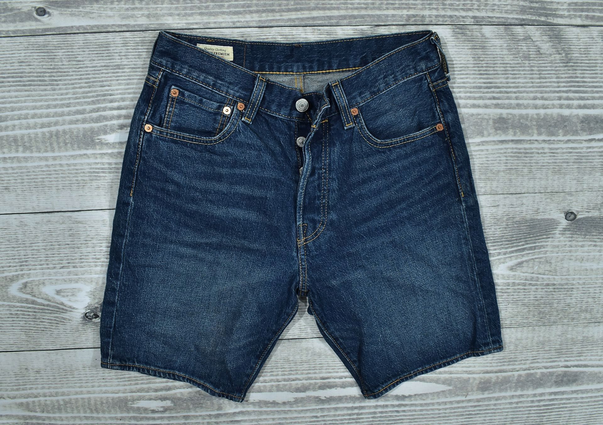 LEVIS 501 Męskie Spodenki Jeansowe Bermudy / 31