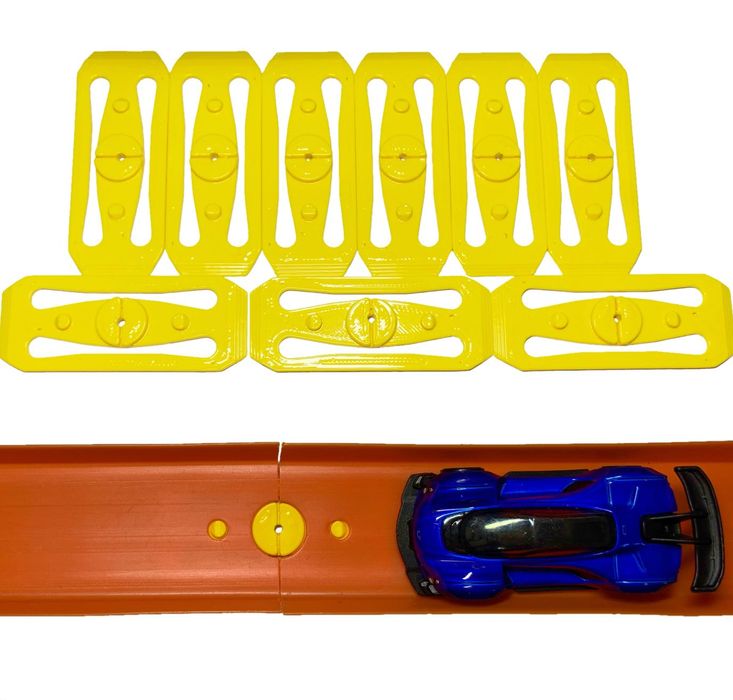 Łączniki toru samochodowego drogi Hot wheels Hotwheels 10 szt.