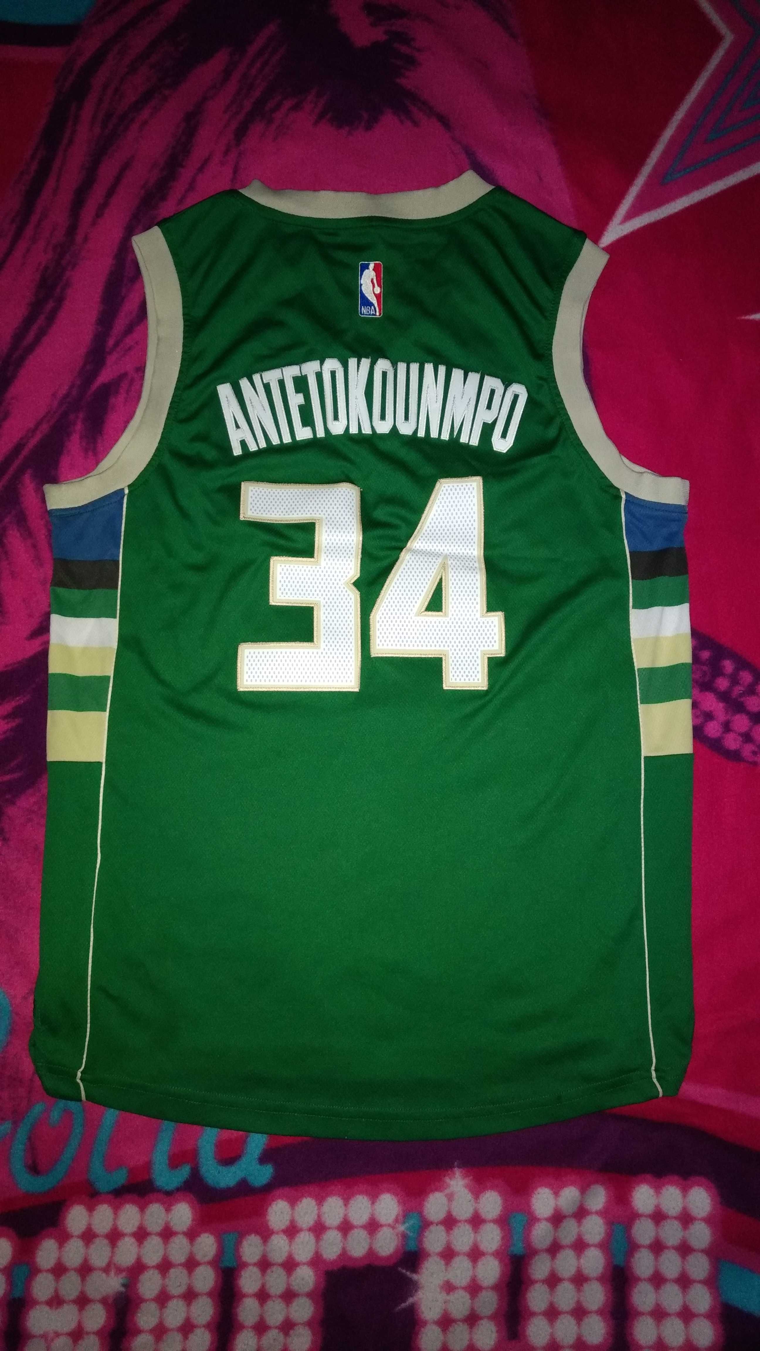 Koszulka do koszykówki męska NBA adidas Antetokounmpo 34 Milwaukee M