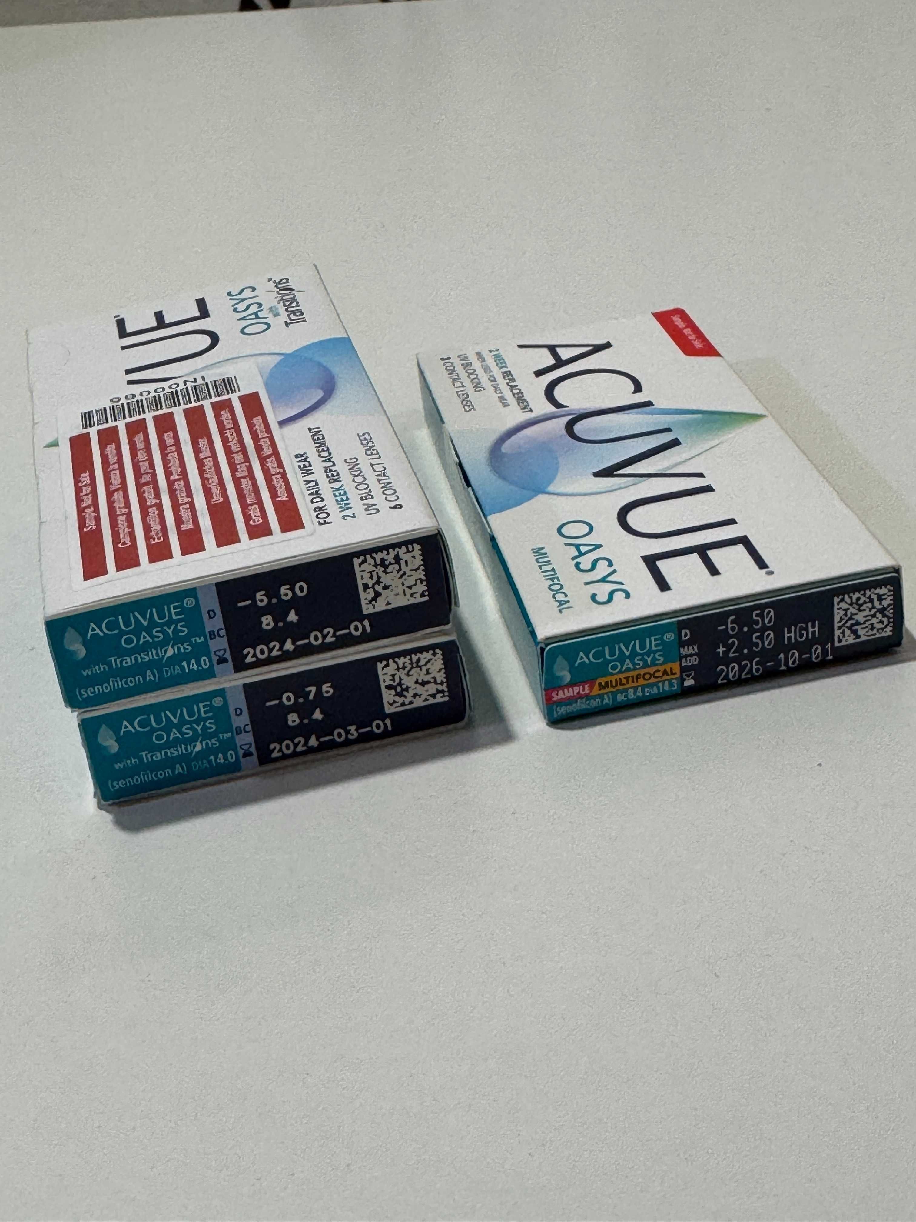 Контактні лінзи ACUVUE® OASYS with Transitions