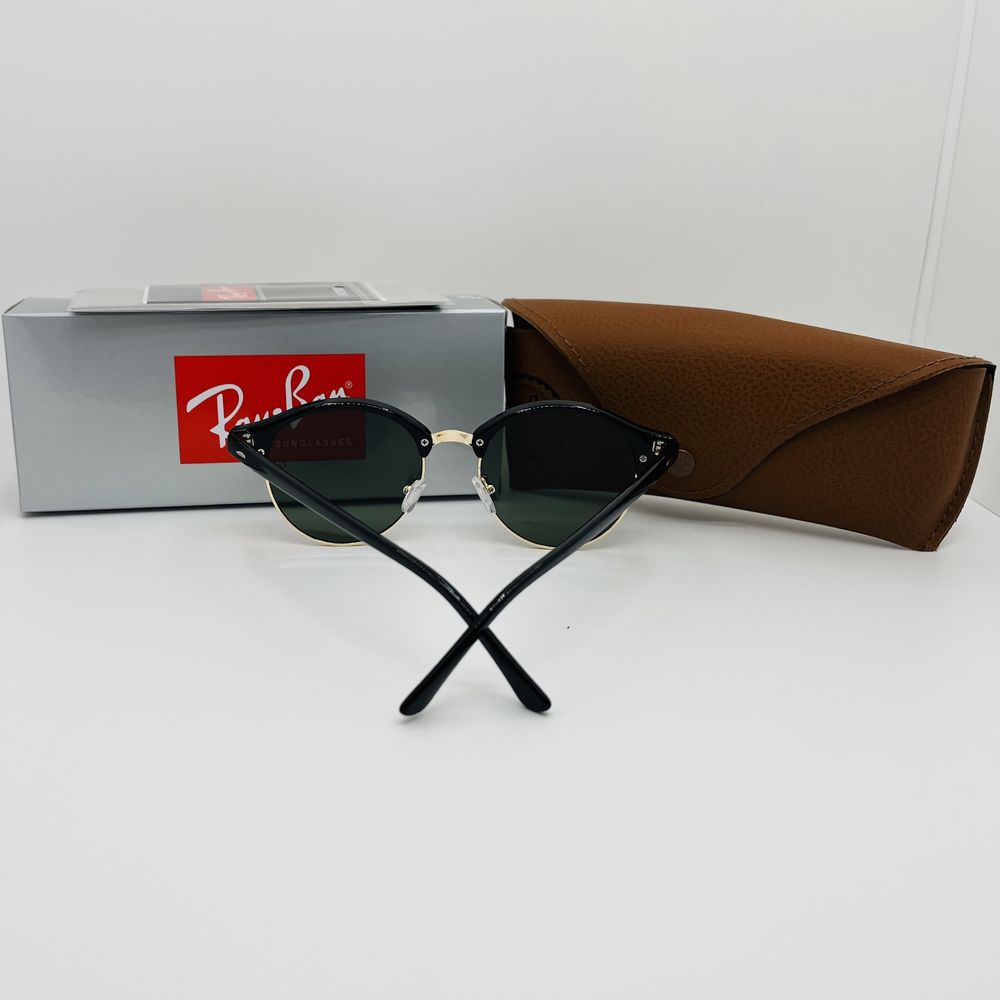 Солнцезащитные очки Ray Ban Clubround 4246 Black 50 стекло Уценка-Брак