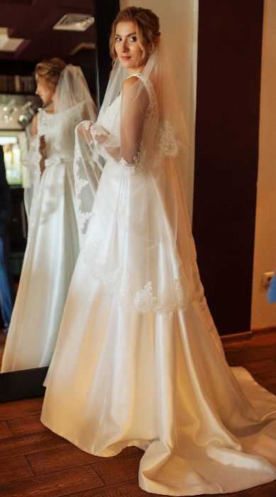 Свадебное счастливое платье