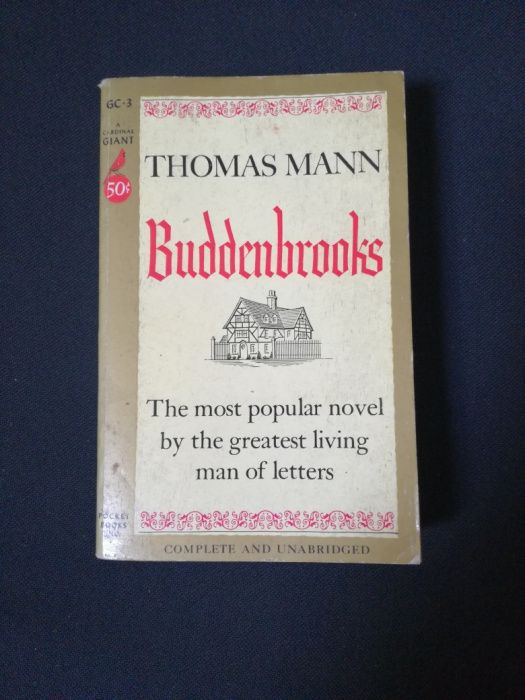 Livro "Buddenbrooks" de Thomas Mann