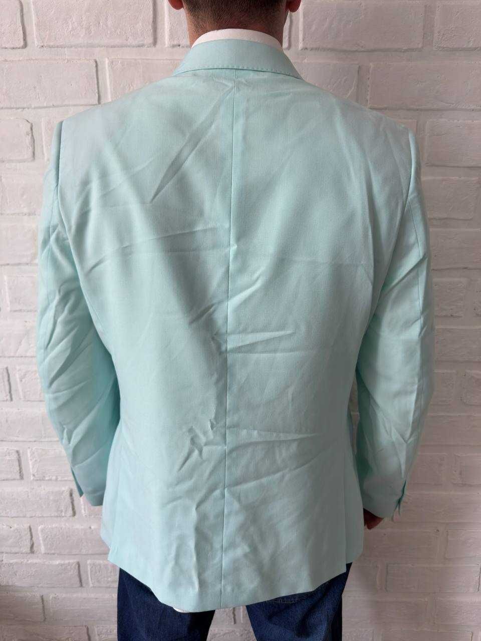 Пиджак бирюзовый мужской ZARA (L)