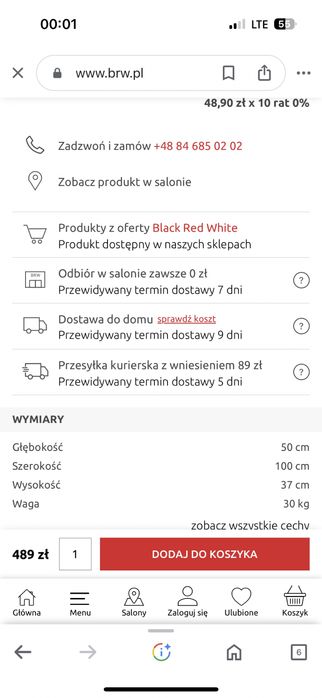 Szafki pod TV Fever.Biały połysk