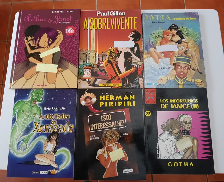 63 Livros de BD Erótica