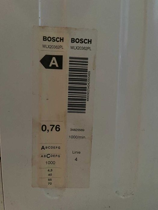 Pralka  Bosch SpeedEdition