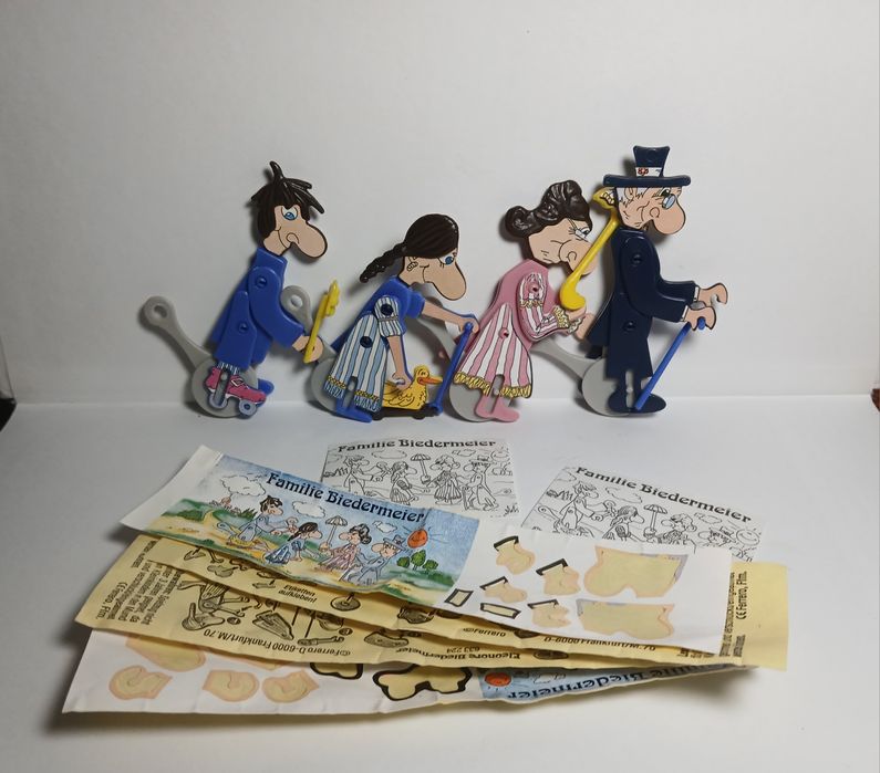 Kinder niespodzianka seria Familie Biedermeier 1993