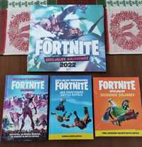 Zestaw gracza Fortnite -2 książki, dziennik oraz kalendarz z grafikami