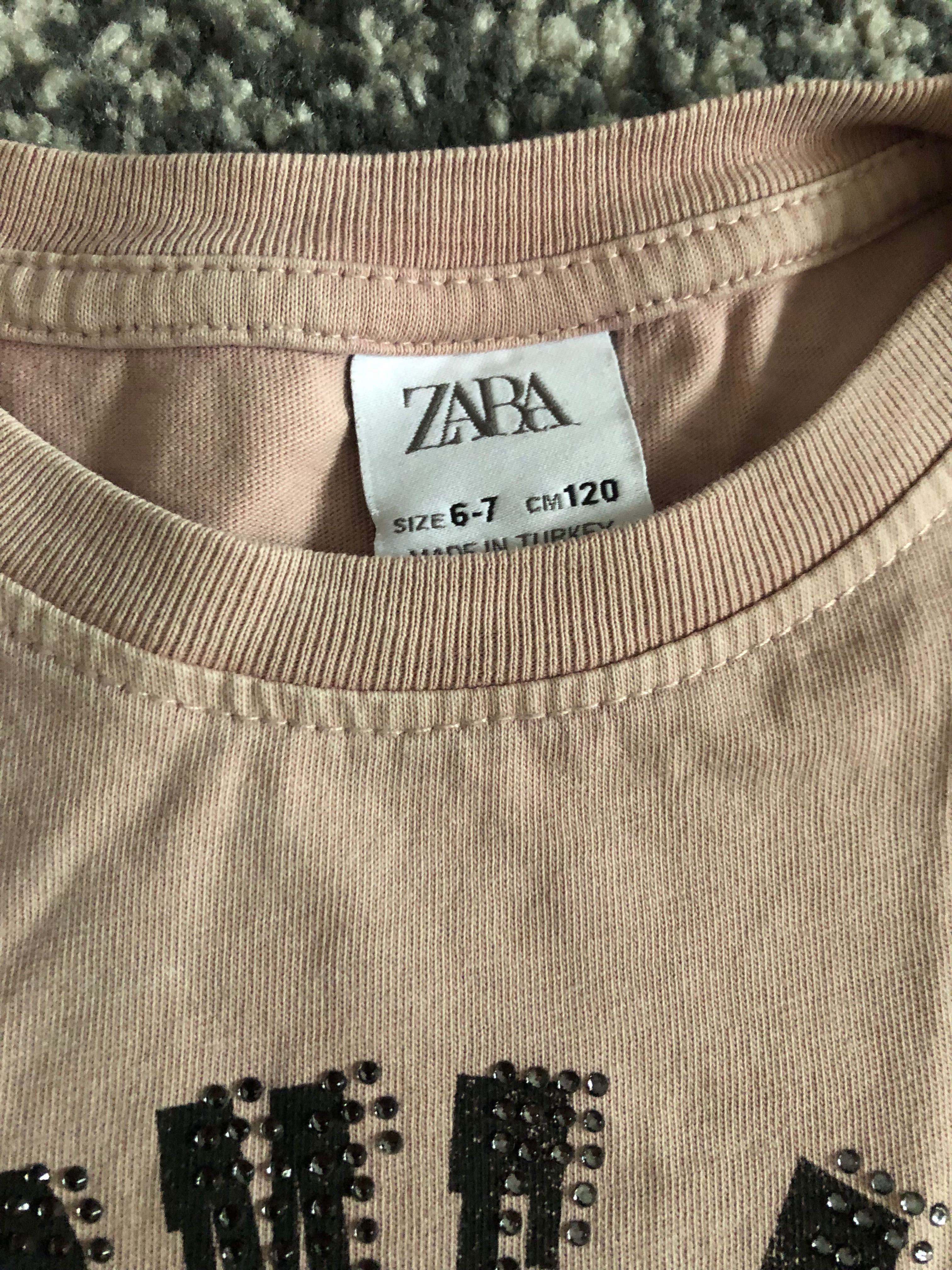 Koszulka Zara z nadrukiem