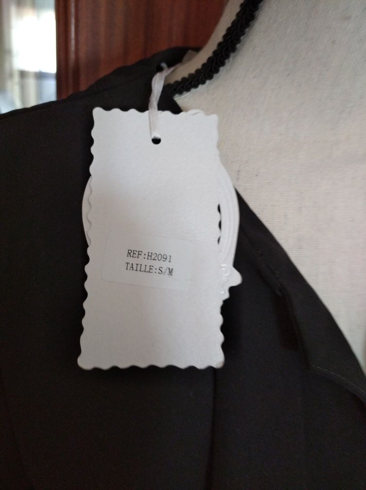 Blusa preta nova tamanho S/M