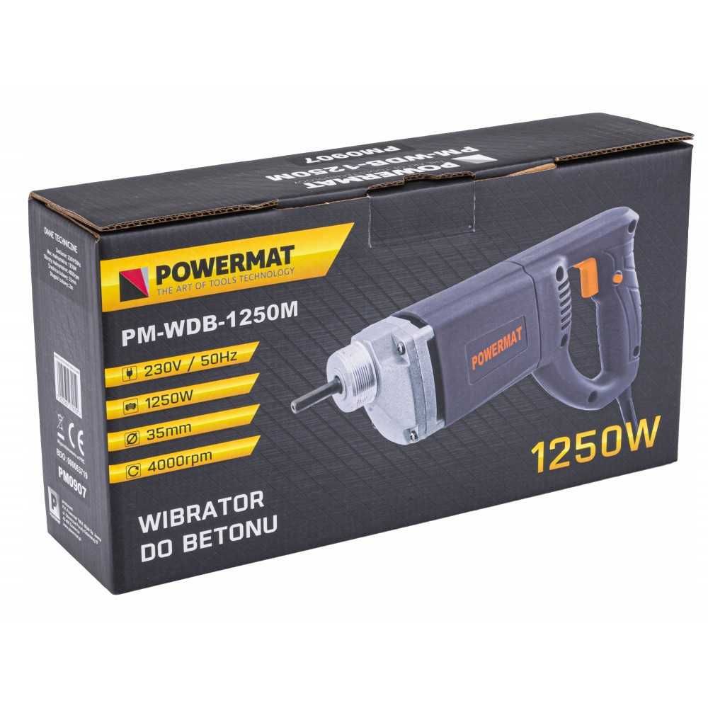 Wibrator do betonu z buławą 2m PM-WDB-1250M NOWY