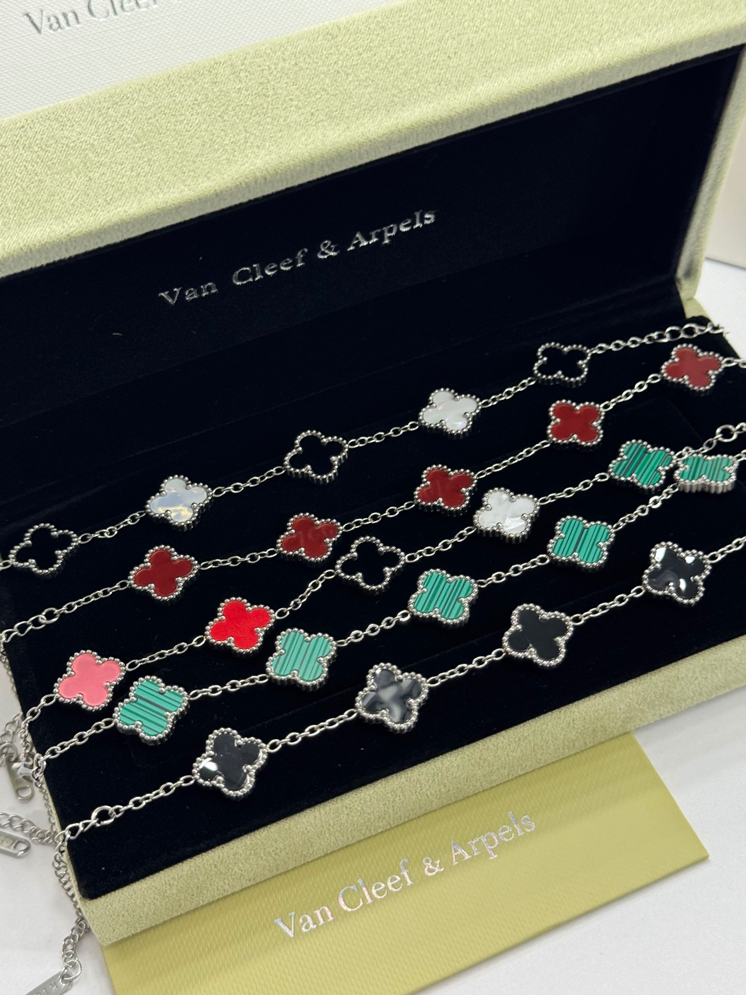 Van cleef & arpels, браслеты 925
