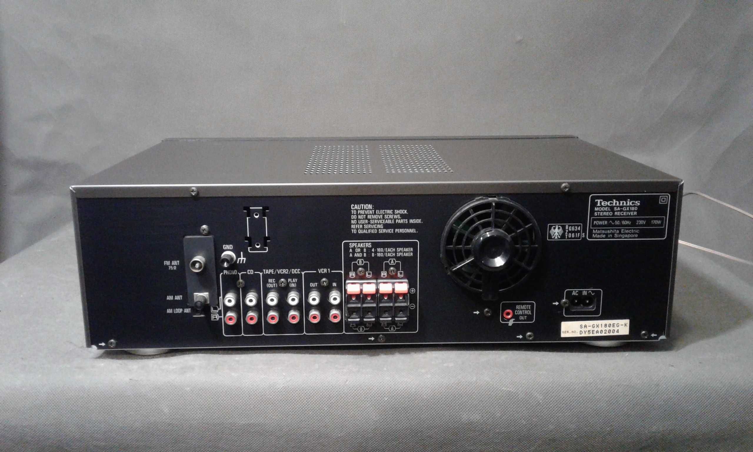 TECHNICS SA-GX 180, amplituner stereo