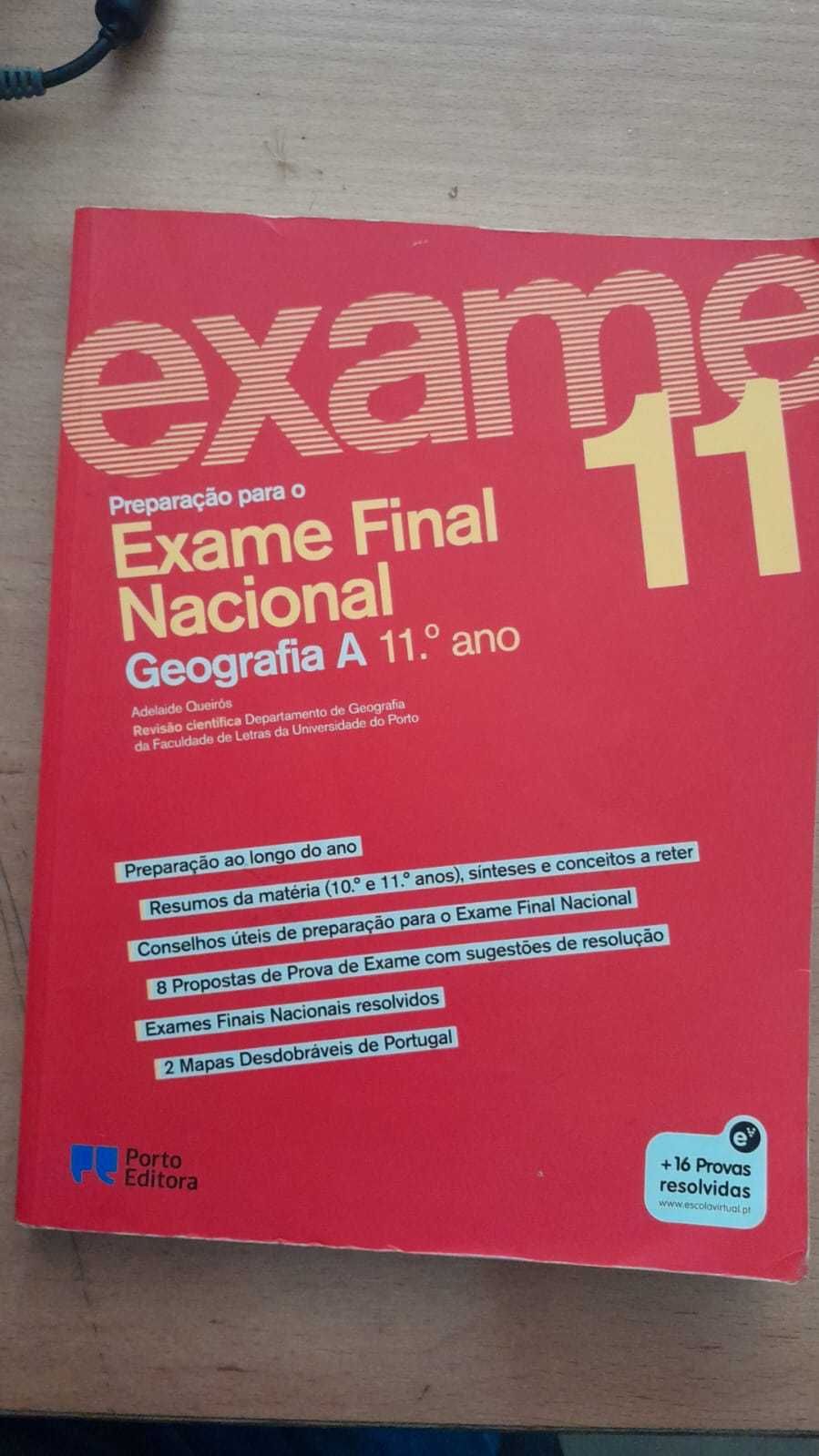 livro de preparação para exames geografia 11 ano