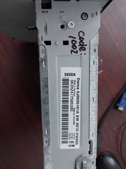 автомагнітола Skoda Fabia