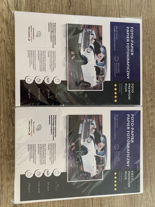 Papier Fotograficzy A5 2x50 sztuk 235 g/m2