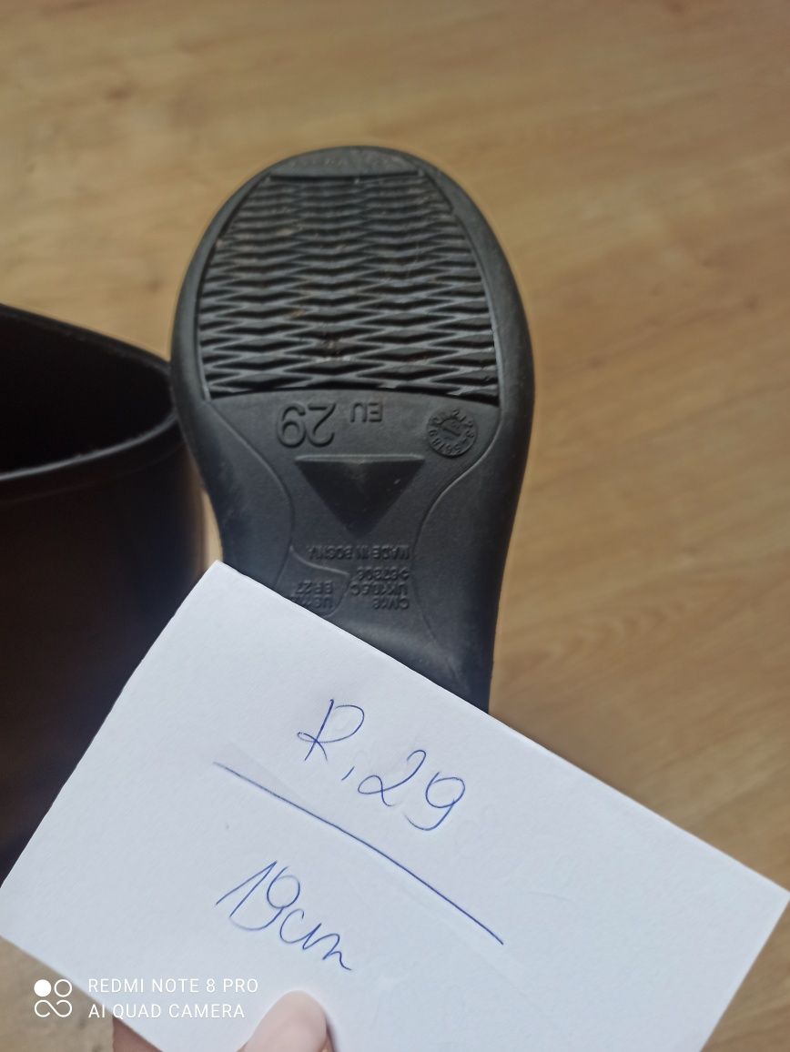 Kalosze jeździeckie Decathlon dla dziewczynki r 29
