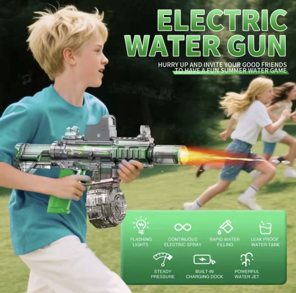 Pistolet na wodę elektryczny zabawkowy HIT