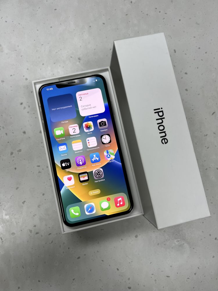 iPhone XS Max 64gb Silver Unlock Ідеал з Гарантією