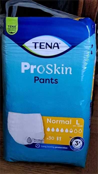 Majtki chłonne TENA Proskin Pants Normal w rozmiarze L 2x30szt