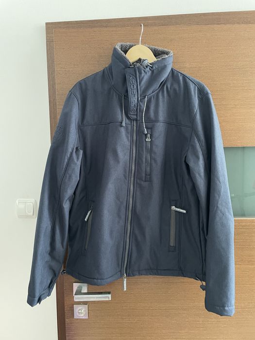 Superdry Sherpa Windtrekker kurtka bluza polar NOWA XXL 2xl