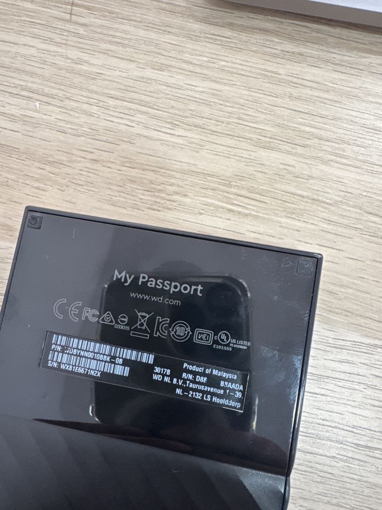 Disco Externo Western Digital My Passport 1TB