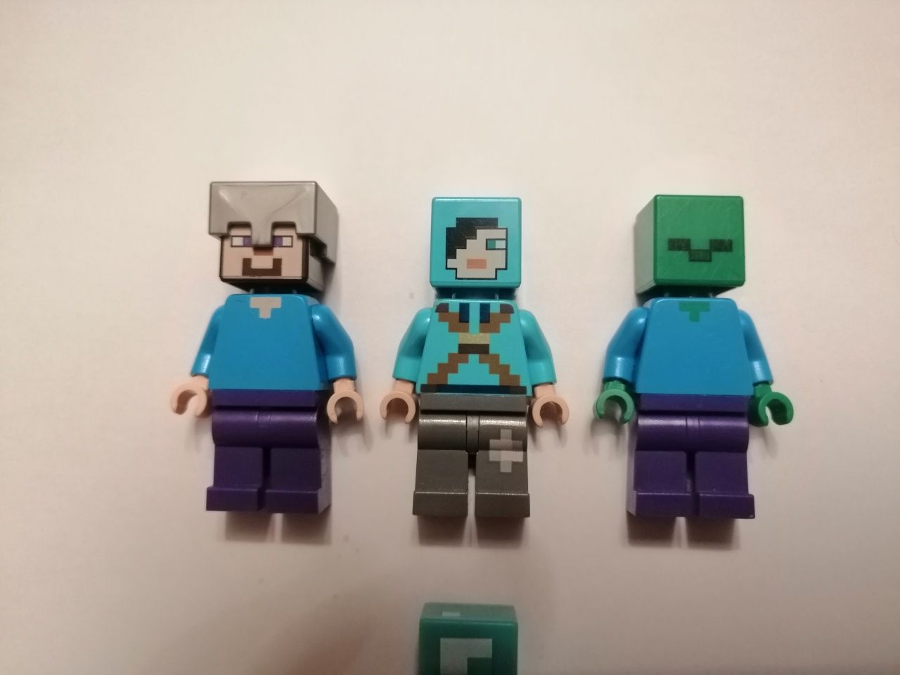 Lego figurki Minecraft Steve Dragon Slayer Zombie