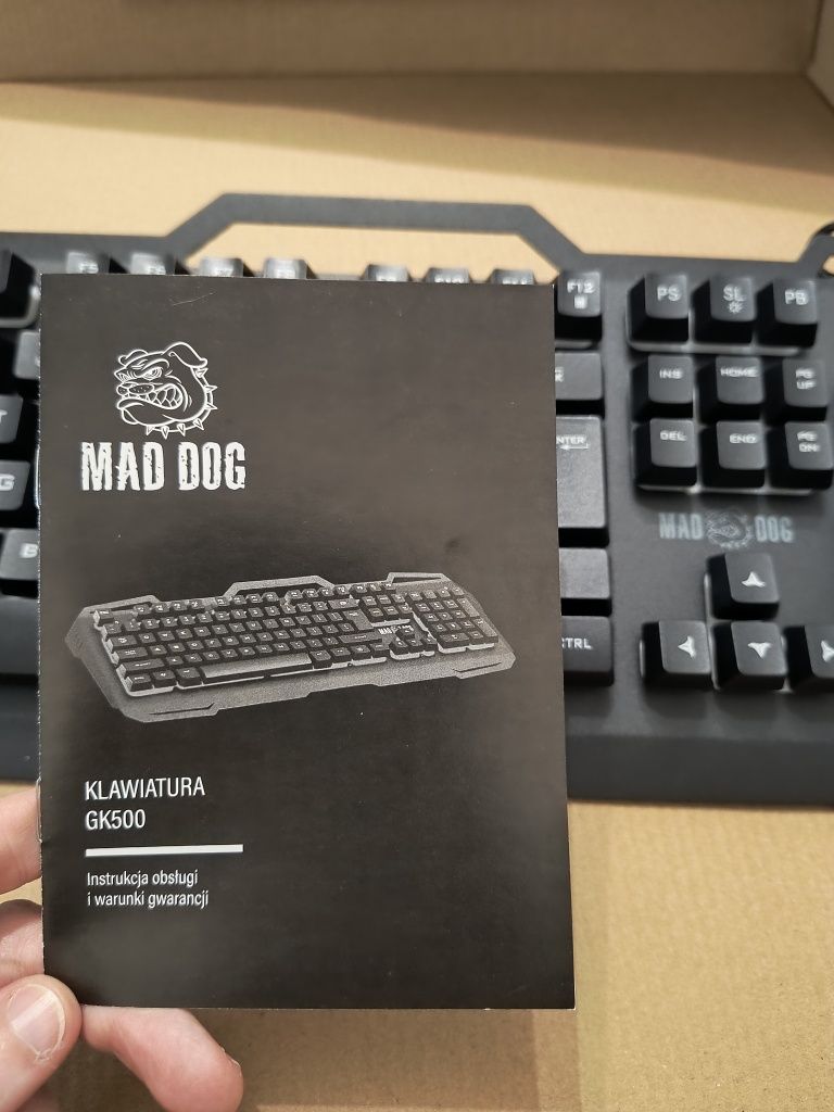 Klawiatura gamingowa MAD DOG GK500
