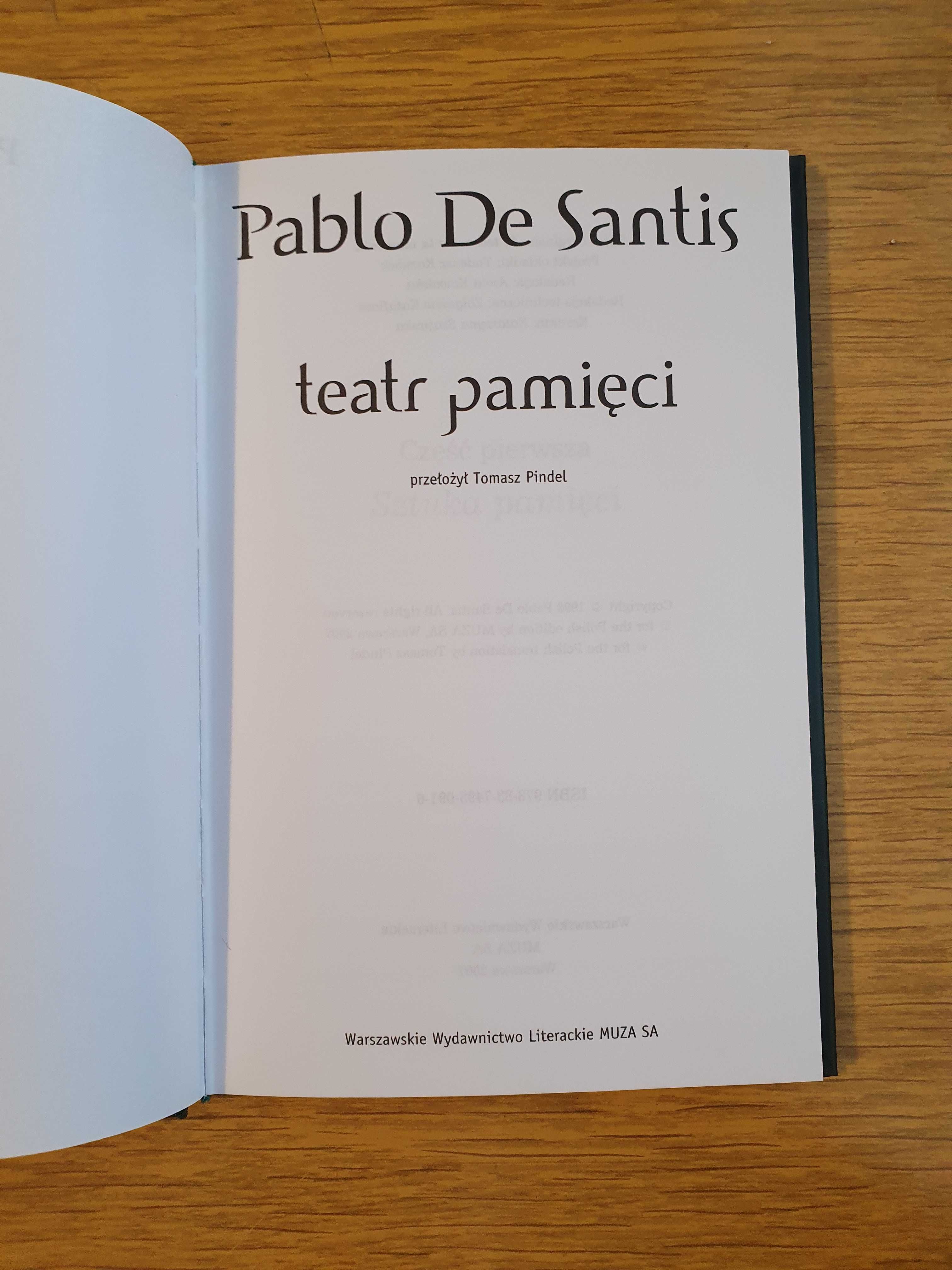 Pablo de Santis - Teatr pamięci