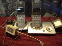 Aparaty telefoniczne bezprzewodowe Panasonic duo. Analogowe.