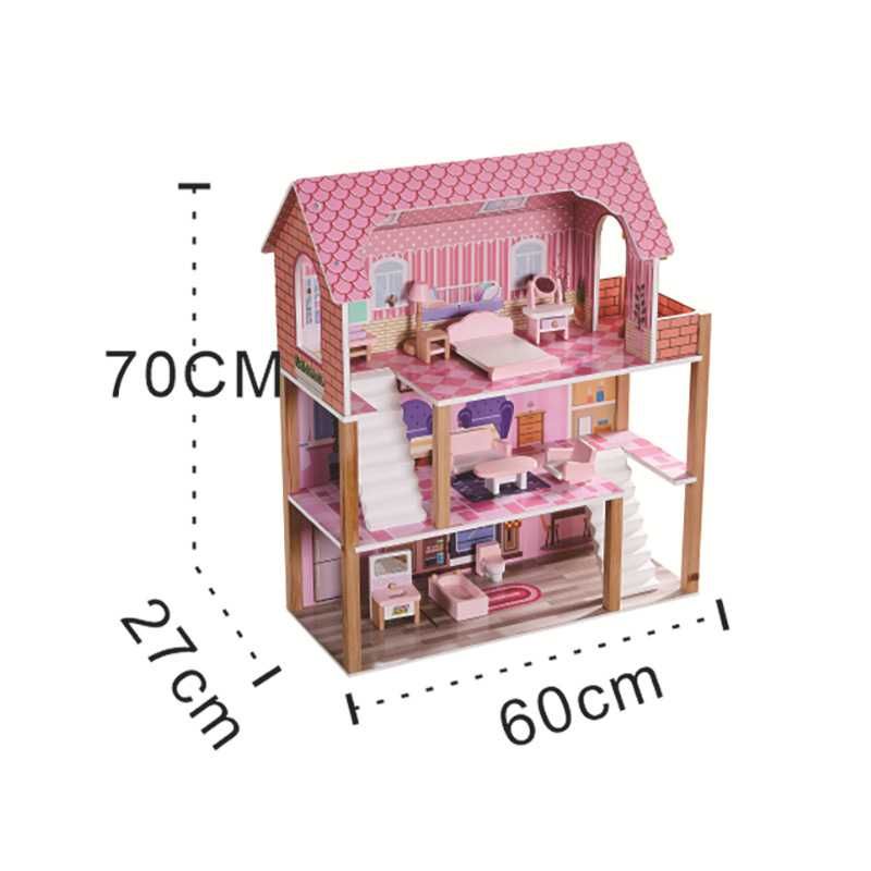 Domek dla lalek drewniany barbie dzień dziecka prezent olx