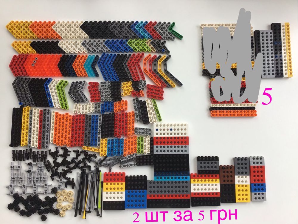 Лего, lego technic детали поштучно