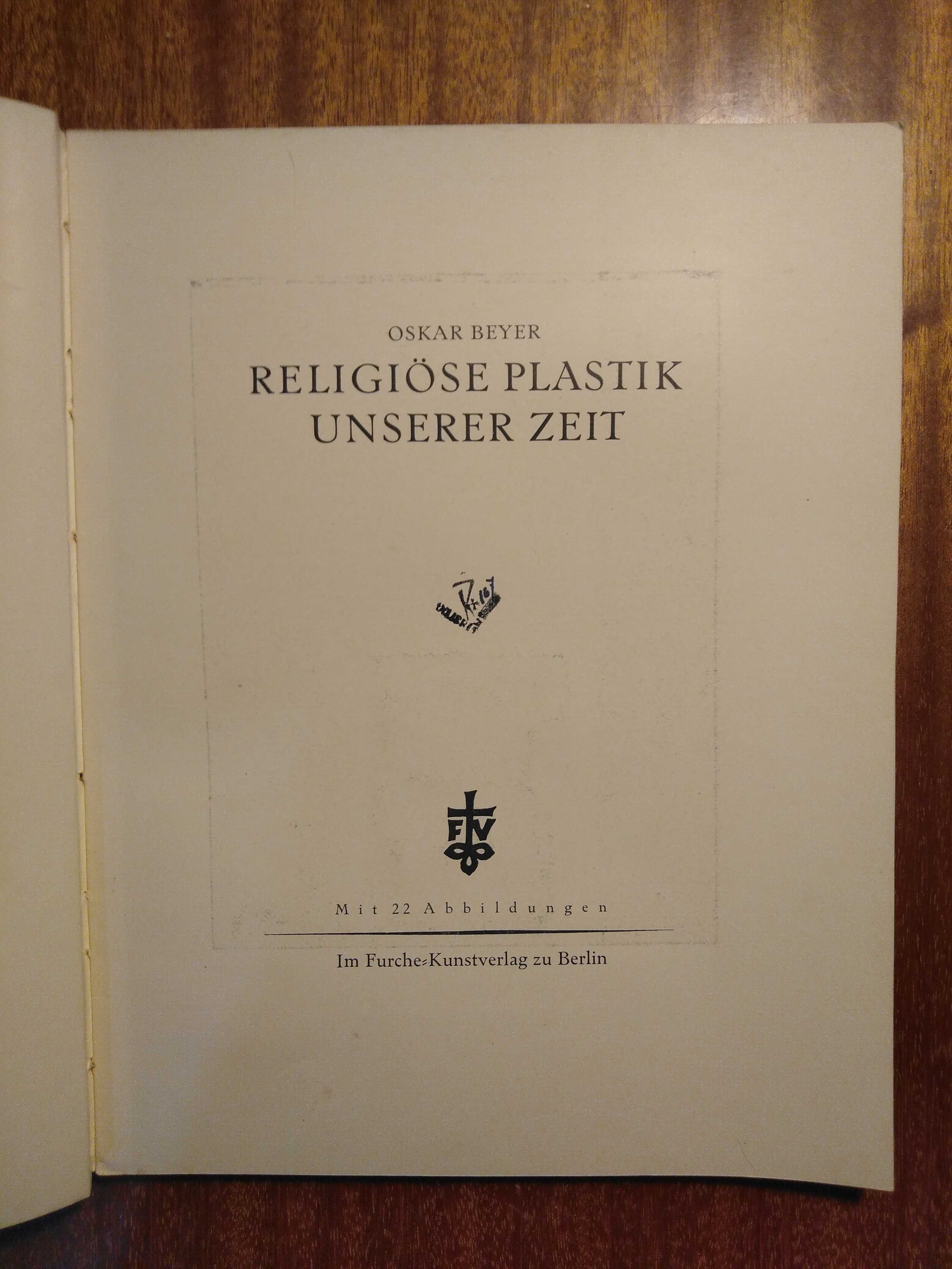 Religiose Plastik unserer Zeit - 1924