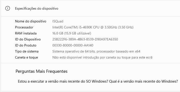 Computador CPU intel I5, 16Gb RAM, M.2 250gb, HDD 1TB