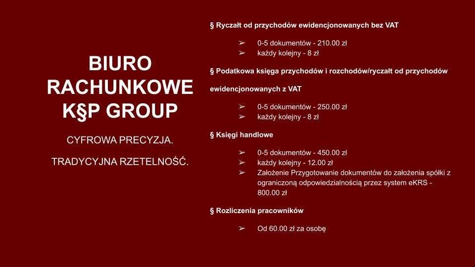Usługi księgowe - online