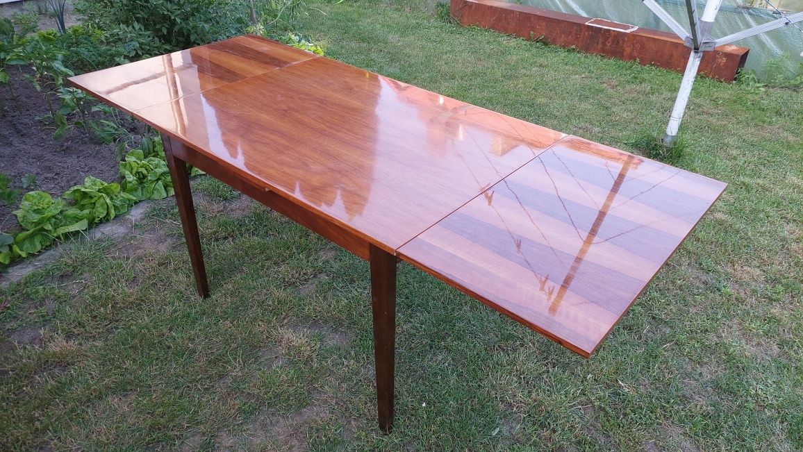 Stół drewniany rozkładany 200x80 cm solidny  zabytkowy