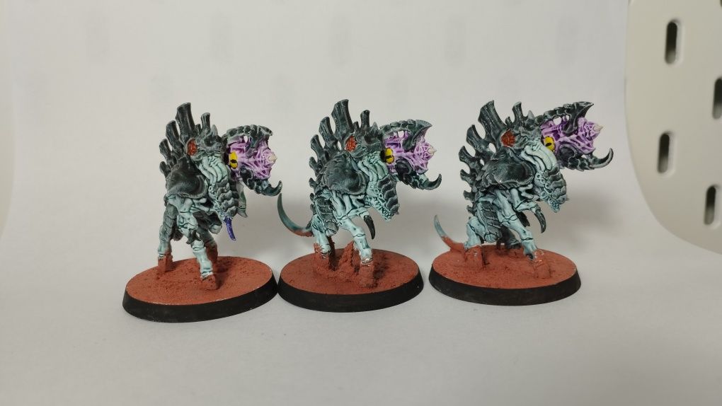 Warhammer 40000 Barbgaunts Tyranids pomalowane