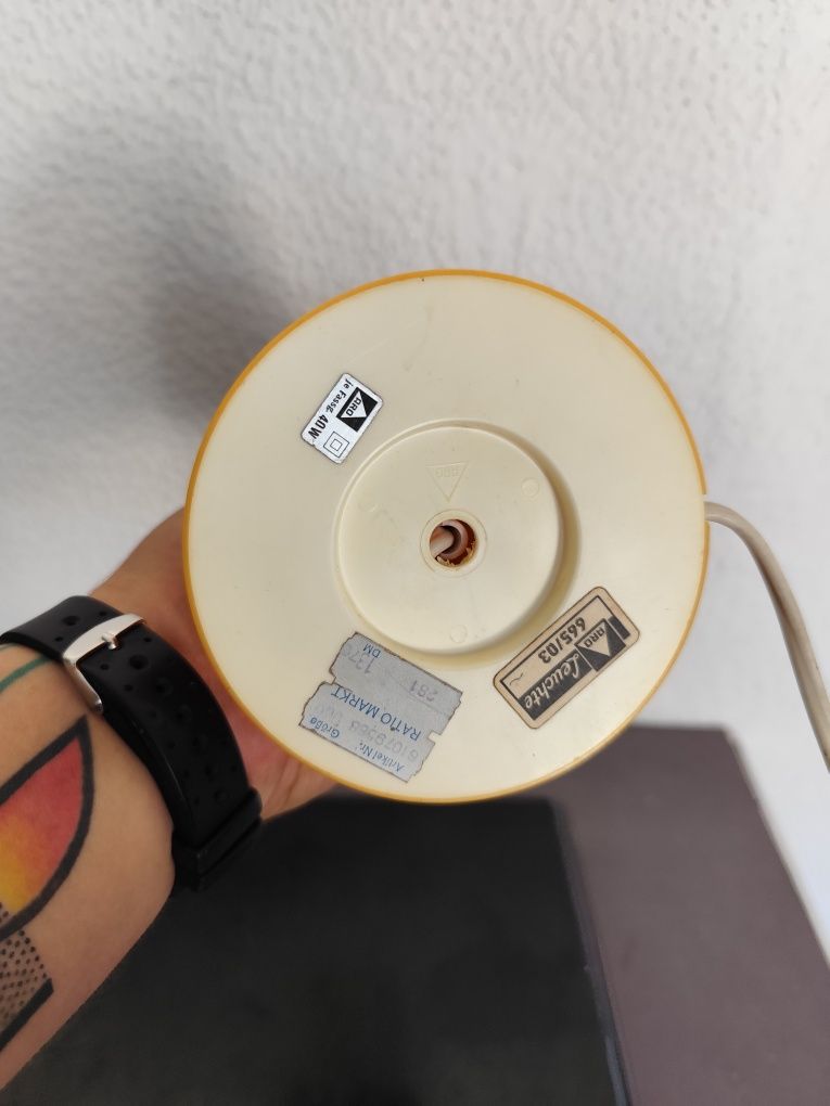 Lampka lata 70 space age vintage retro prl