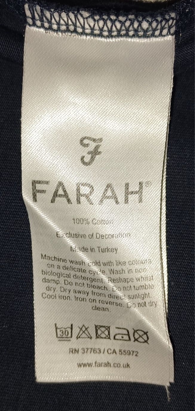 T-shirt męski polo Farah rozmiar M