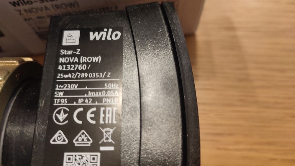 Pompa Wilo Star Z NOVA RAW nie używana