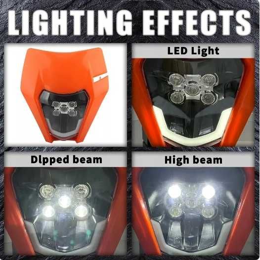 Lampa KTM Reflektor Owiewka Supermoto