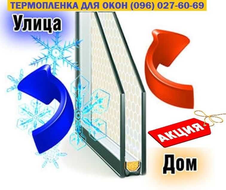 Пленка теплосберегающая от производителя 6м х 1м (комплект), 25мкрн