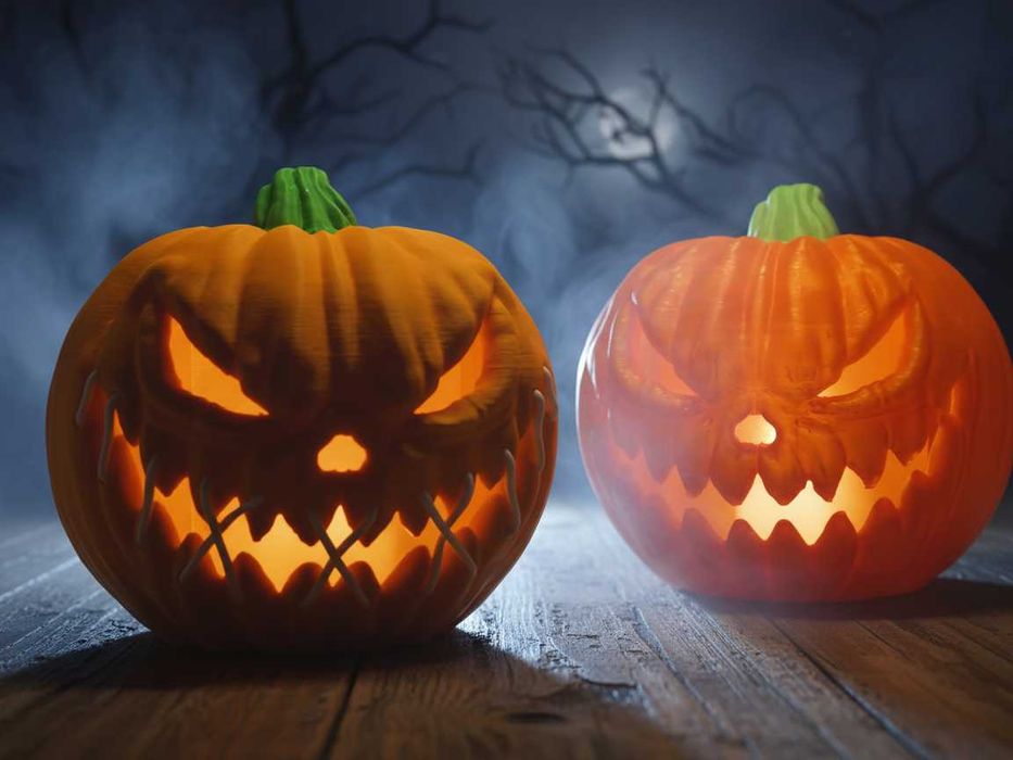 Dynia helloween druk