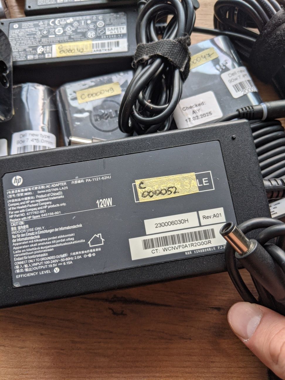 Зарядки HP/Dell/Lenovo | 45W/65W/90W/120W/135W різні роз'єми, ориг.