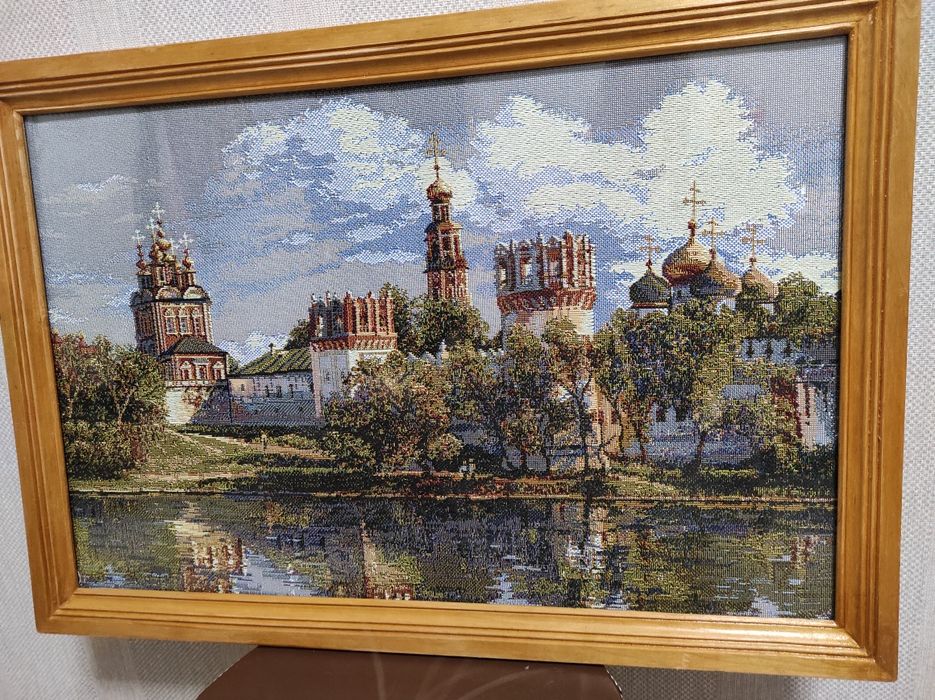 Редкая очень красивая картина гобелен